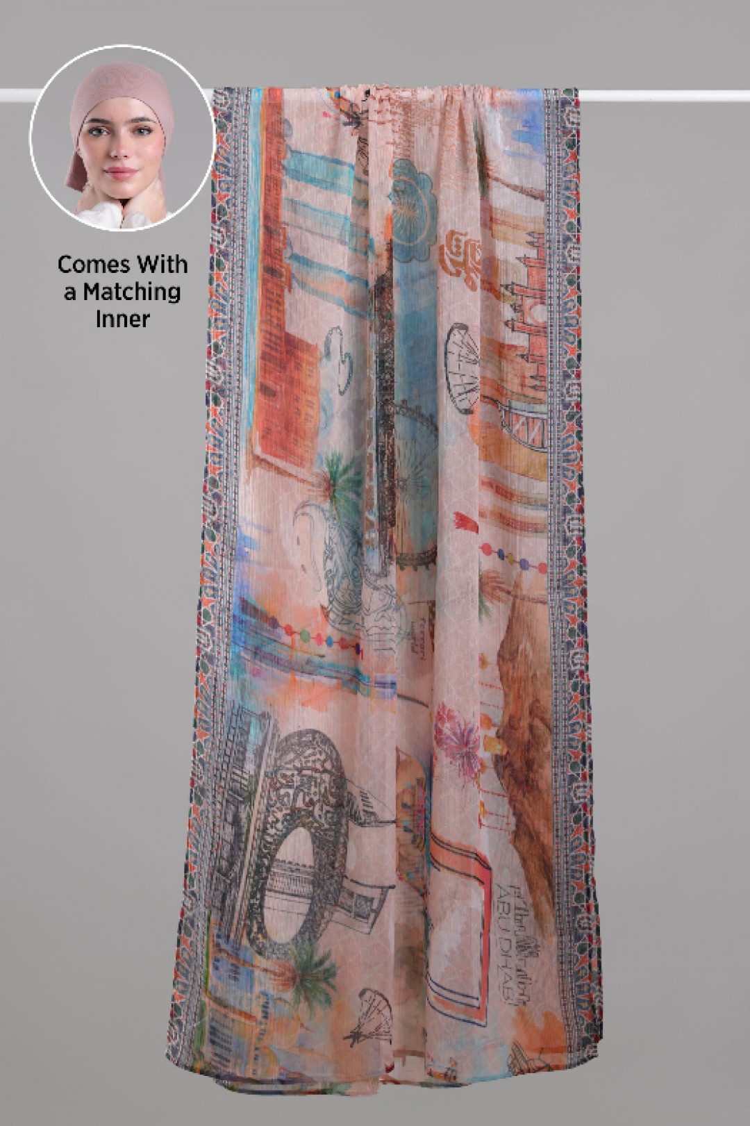 Dubai - Printed Crinkled Chiffon