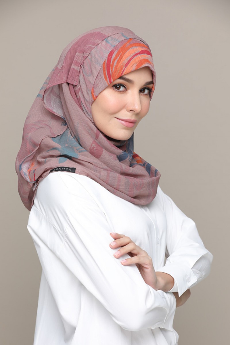 Dulcet Rose – Printed HD Smooth Chiffon