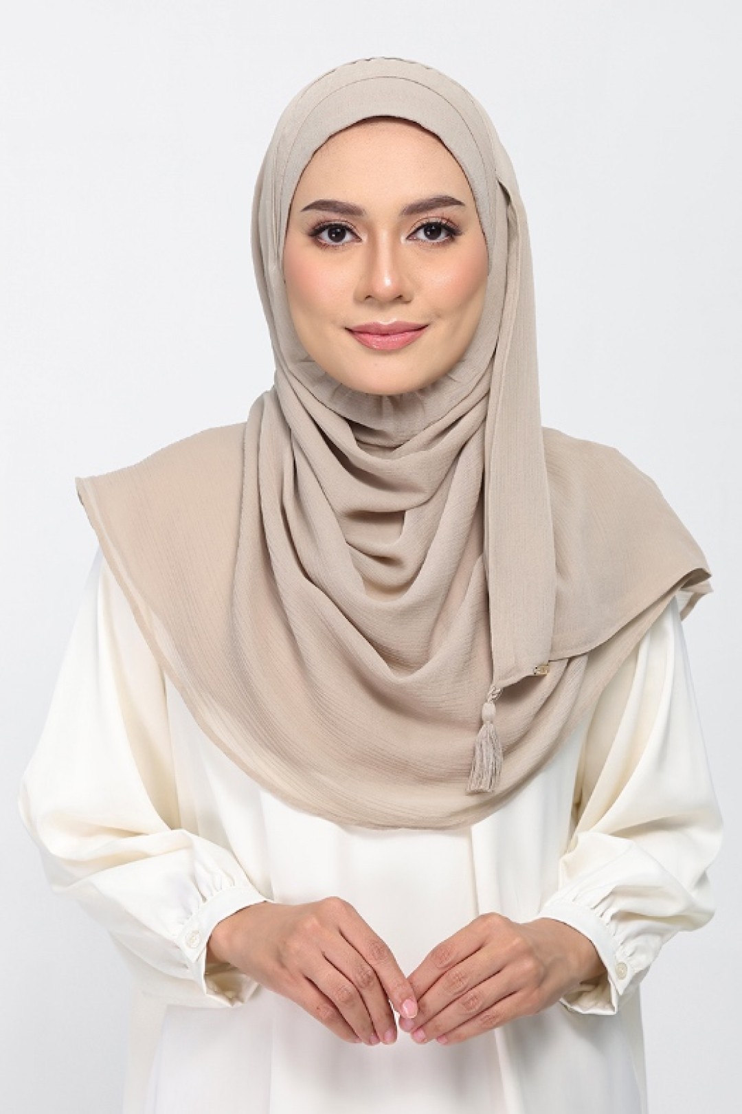 Dune - Plain Crinkled Chiffon