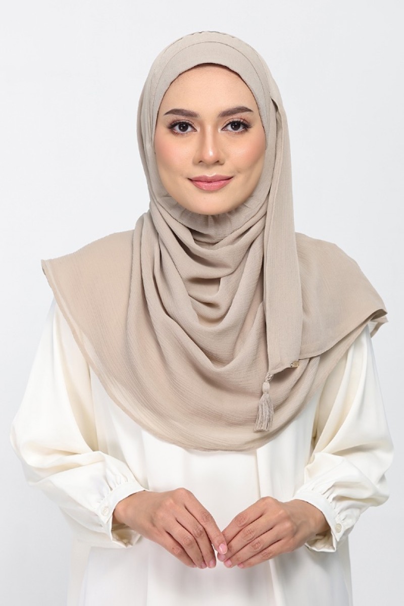 Dune - Plain Crinkled Chiffon