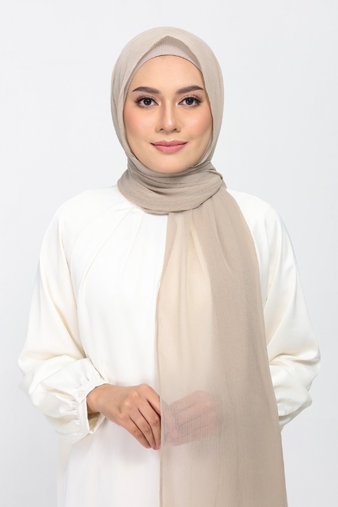 Dune - Plain Crinkled Chiffon