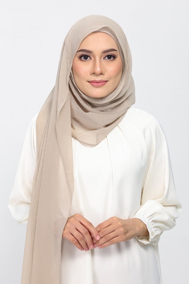 Dune - Plain Crinkled Chiffon