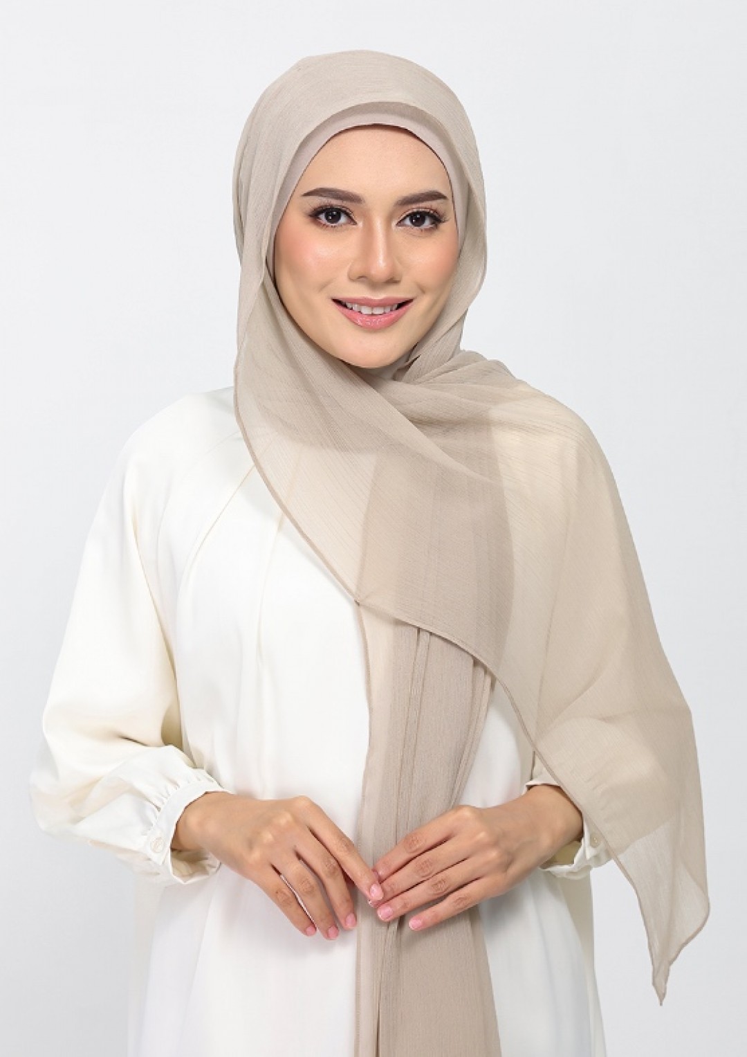Dune - Plain Crinkled Chiffon