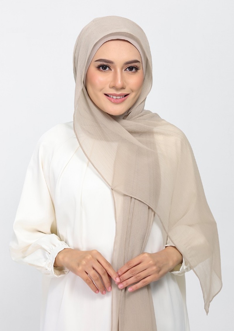 Dune - Plain Crinkled Chiffon