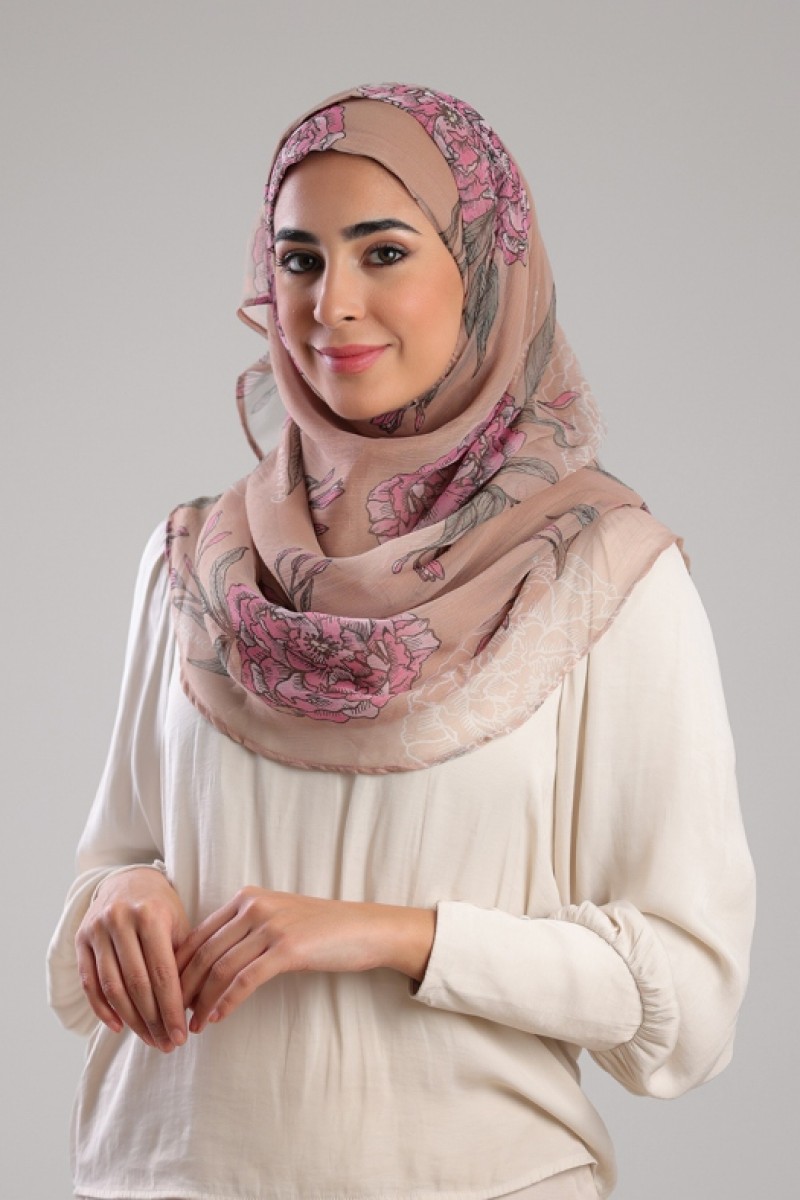 Elegance - Printed Crinkled Chiffon