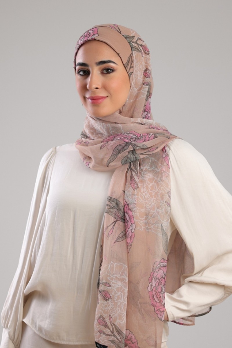 Elegance - Printed Crinkled Chiffon