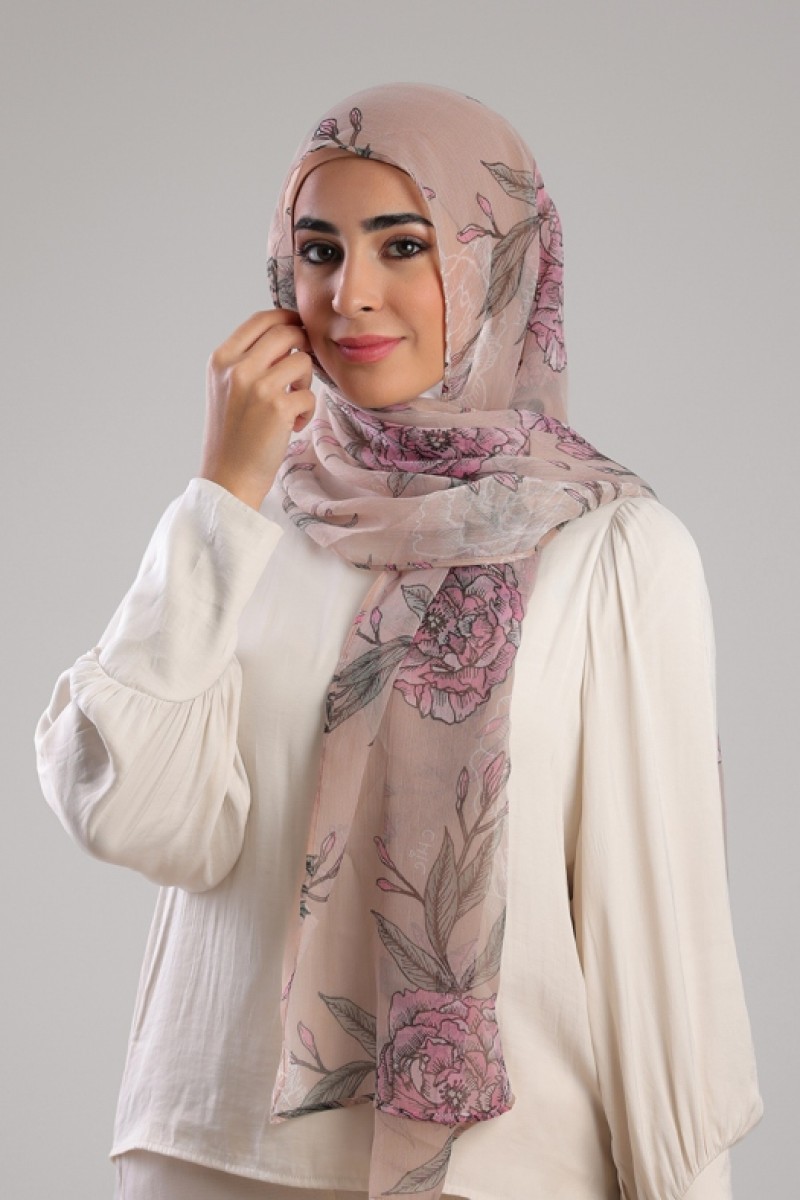 Elegance - Printed Crinkled Chiffon