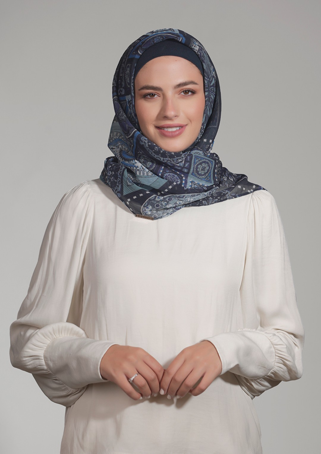 Ertugrul - Printed Crinkled Chiffon