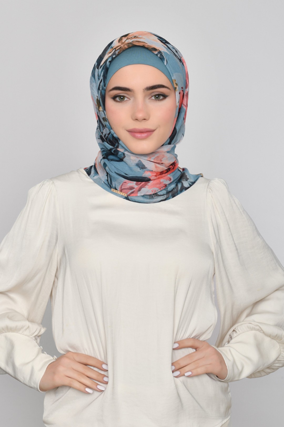 Fayrooz - Printed Crinkled Chiffon