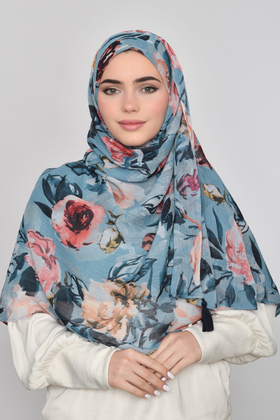 Fayrooz - Printed Crinkled Chiffon