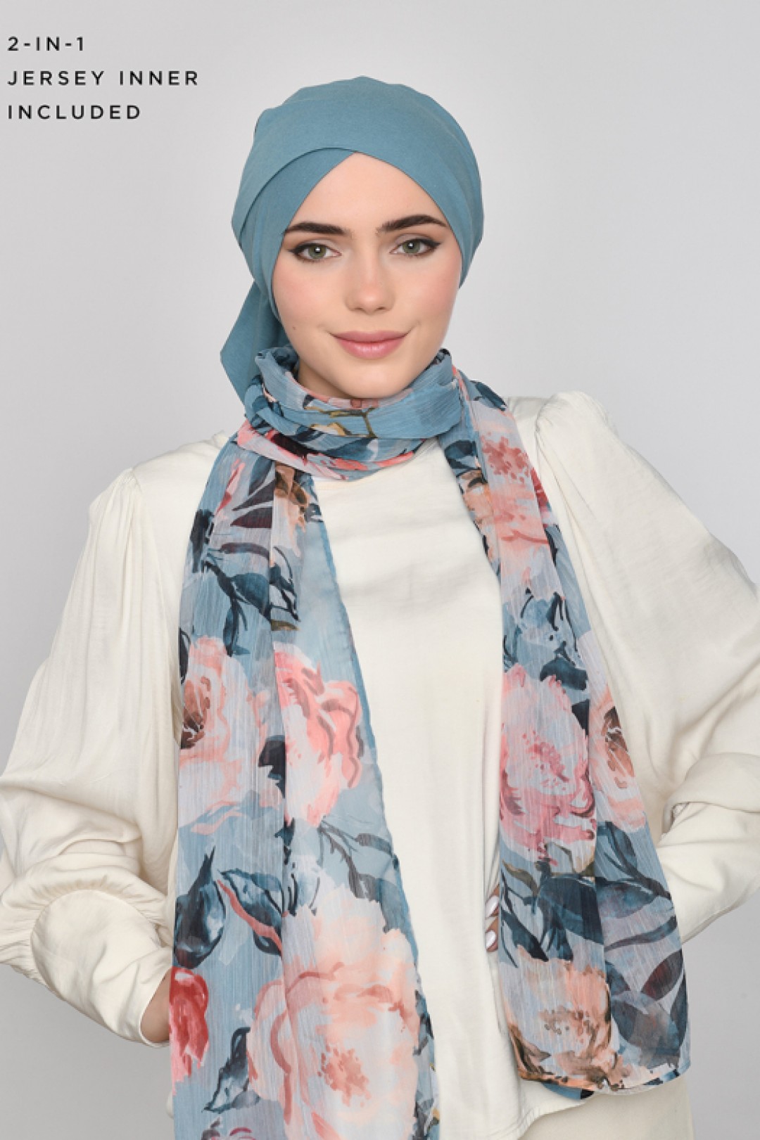 Fayrooz - Printed Crinkled Chiffon