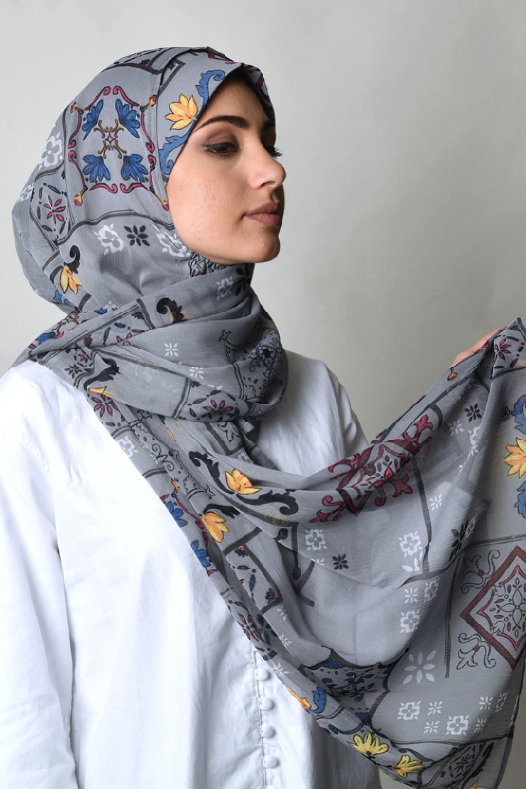 Barocco - Printed Crinkled Chiffon