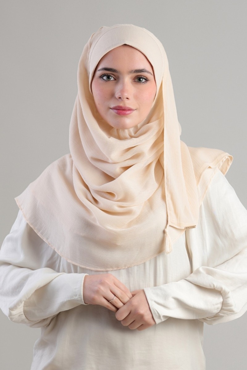 Frost - Plain Crinkled Chiffon