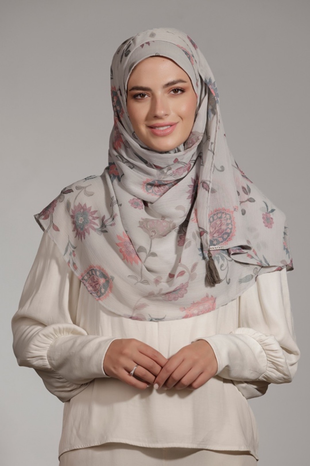Gilly Flower - Printed Crinkled Chiffon