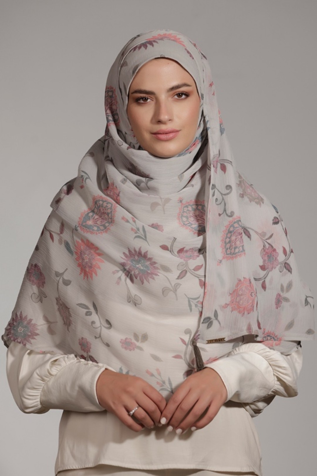 Gilly Flower - Printed Crinkled Chiffon