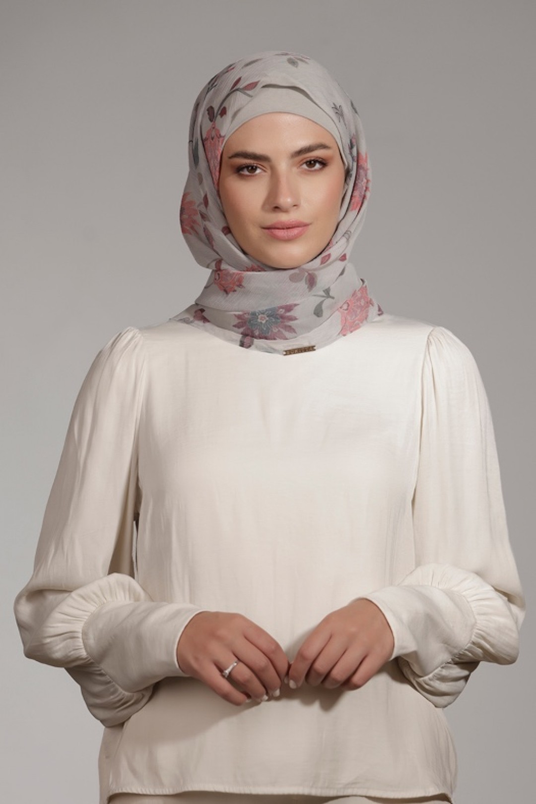 Gilly Flower - Printed Crinkled Chiffon