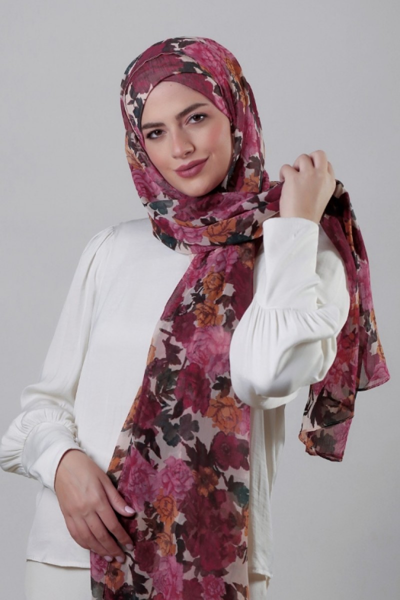 Golden Hour - Crinkled Chiffon - Face Mask