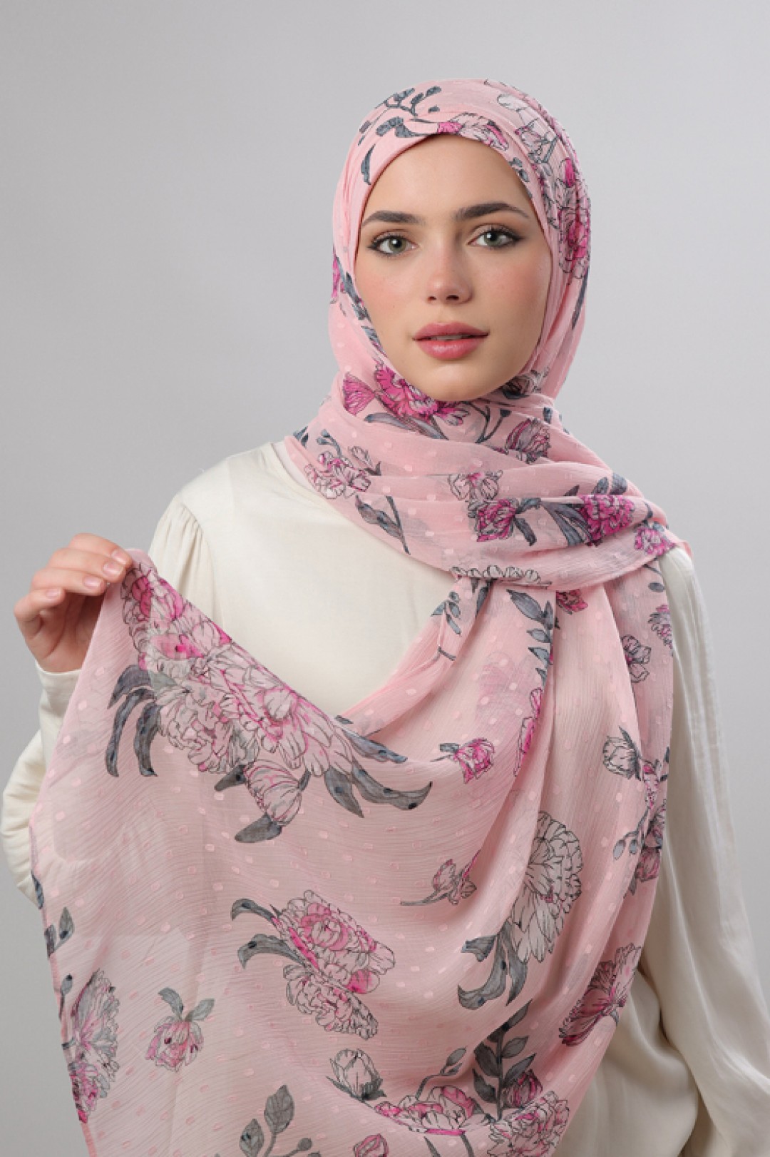 Grenadine - Printed Mosaic Butti Chiffon