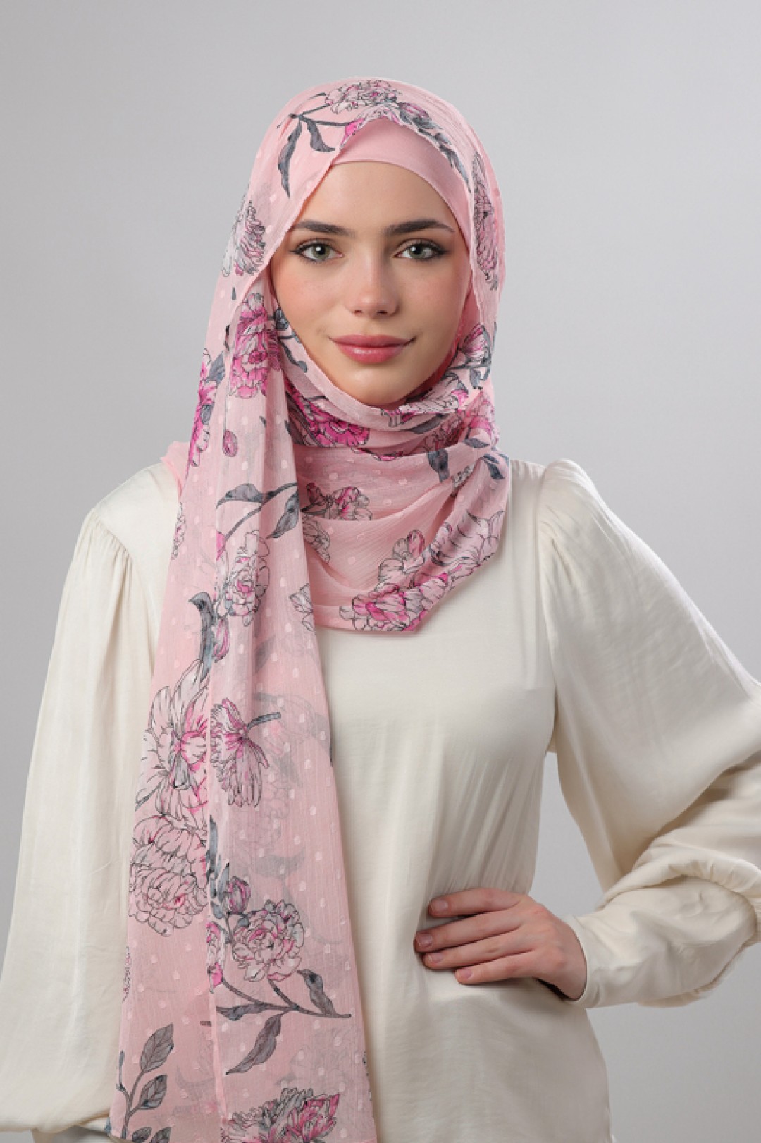Grenadine - Printed Mosaic Butti Chiffon