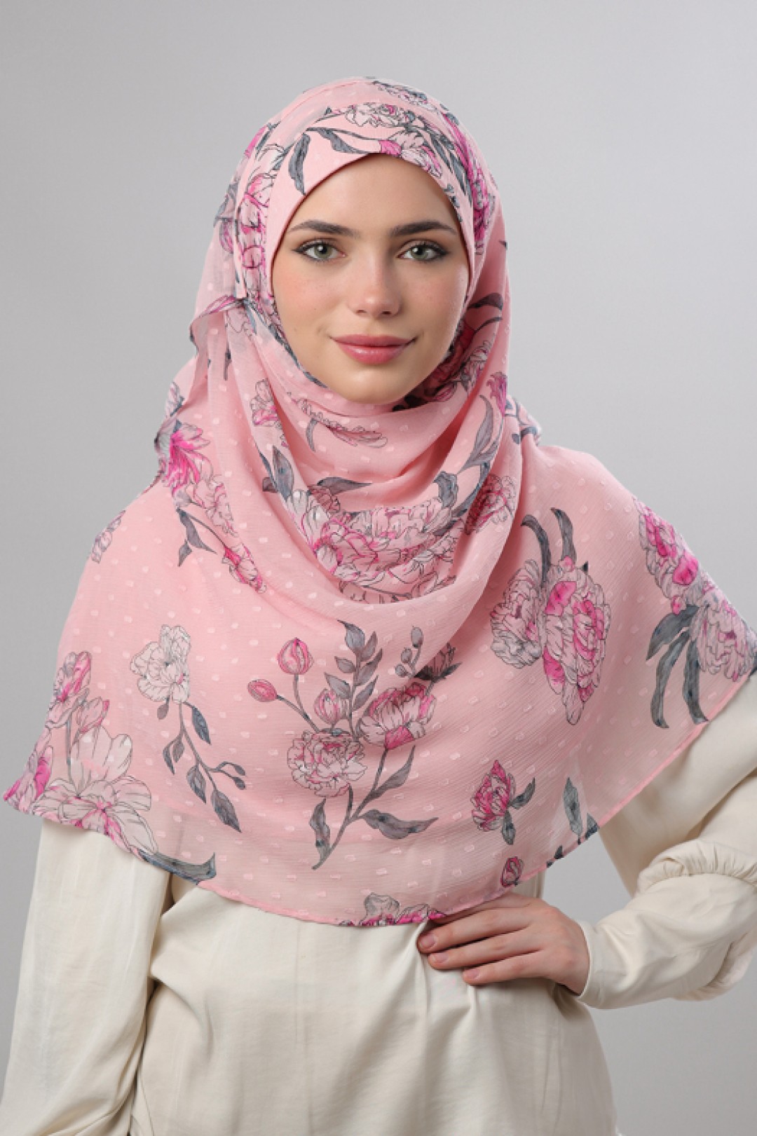 Grenadine - Printed Mosaic Butti Chiffon