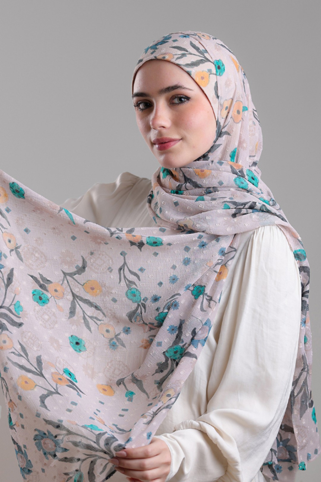 Gurgi - Printed Plus Mosaic Butti Chiffon