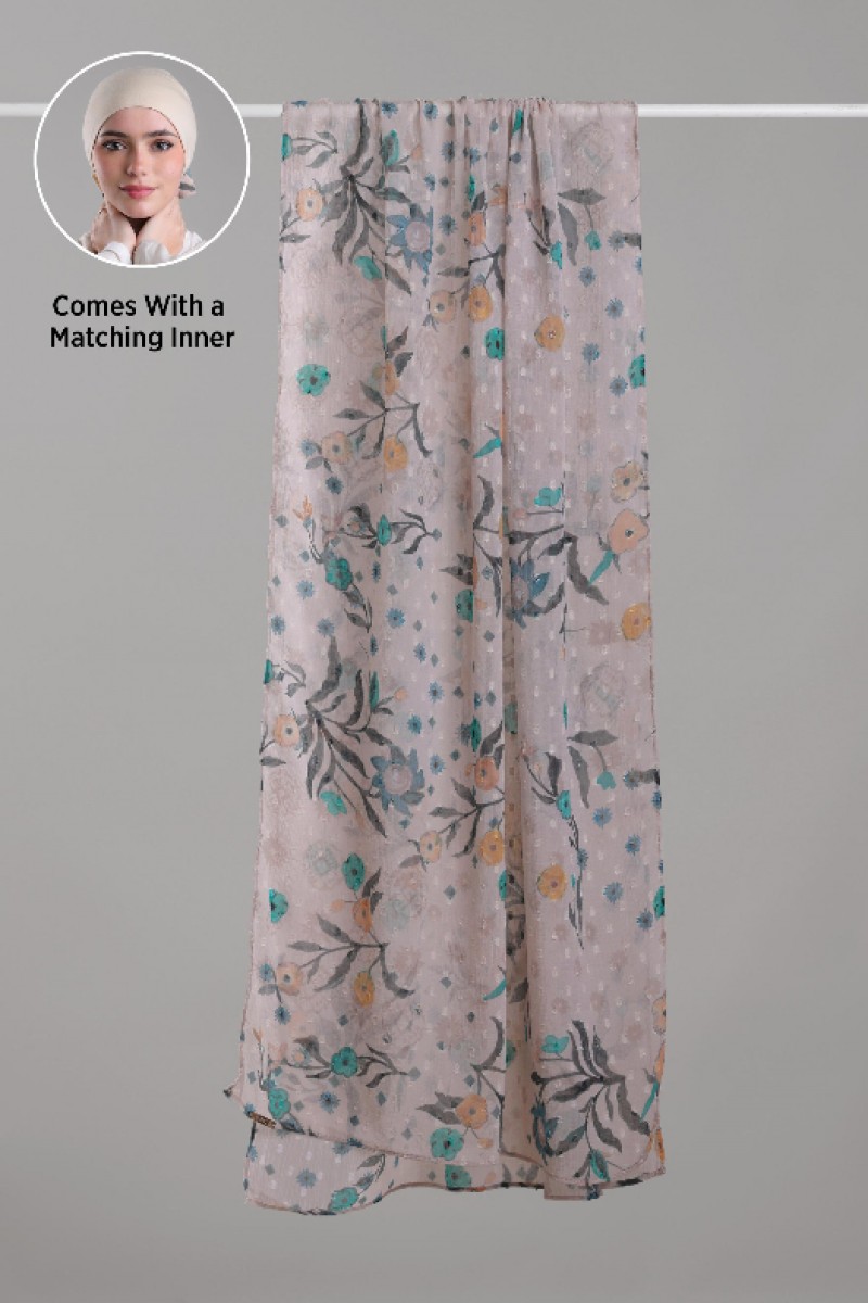 Gurgi - Printed Plus Mosaic Butti Chiffon