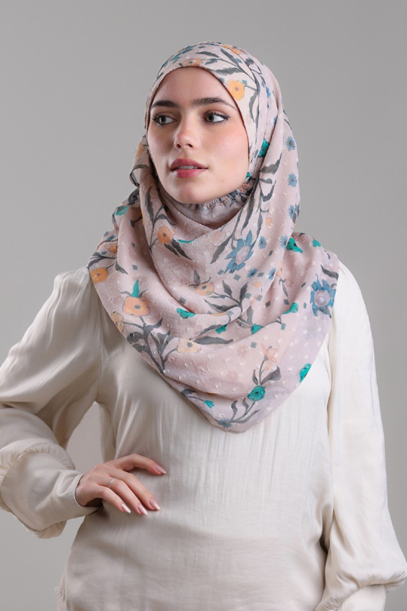 Gurgi - Printed Plus Mosaic Butti Chiffon