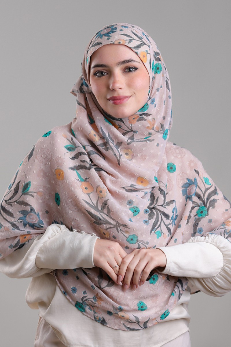 Gurgi - Printed Plus Mosaic Butti Chiffon