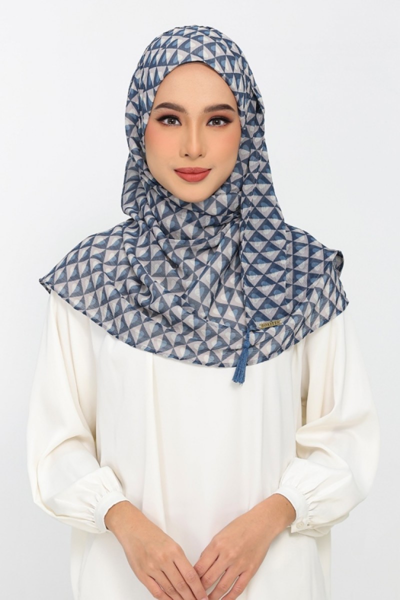 Hearts Denim - Printed Plus Crinkled Chiffon