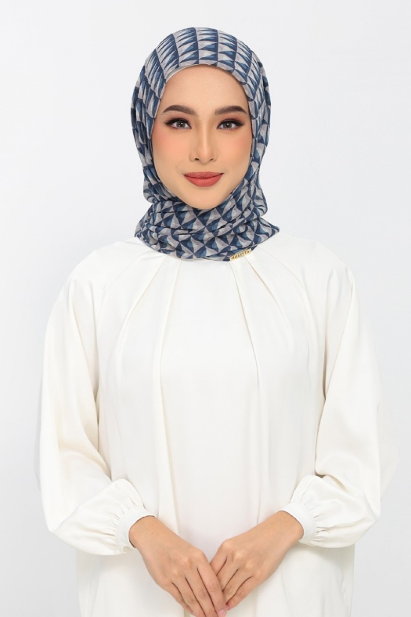 Hearts Denim - Printed Plus Crinkled Chiffon