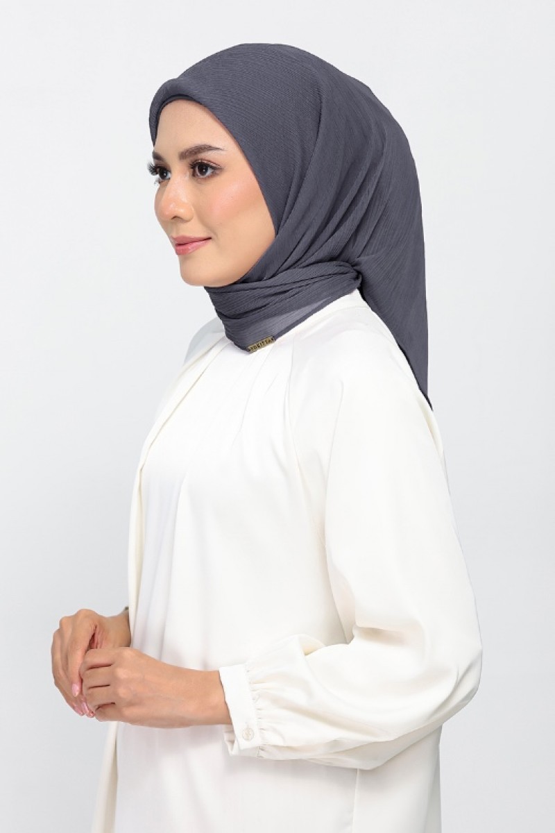 Iron - Plain Crinkled Chiffon