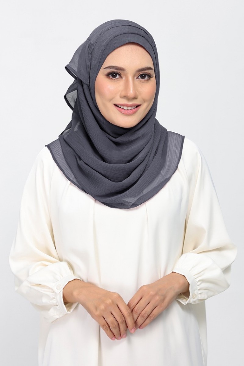 Iron - Plain Crinkled Chiffon