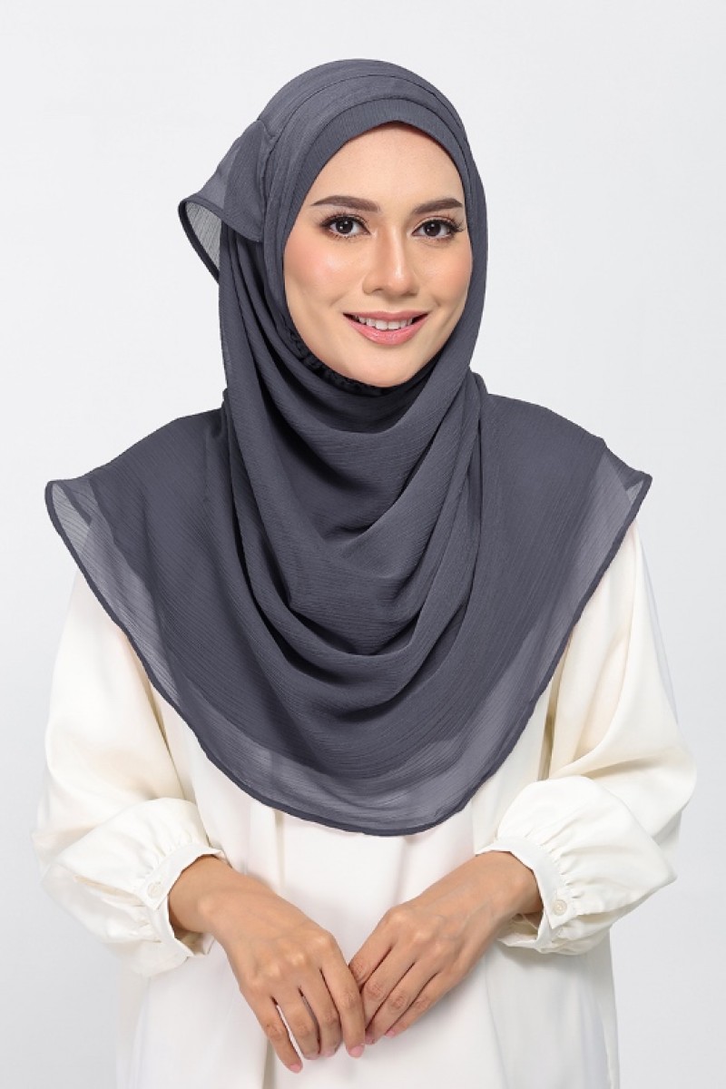 Iron - Plain Crinkled Chiffon