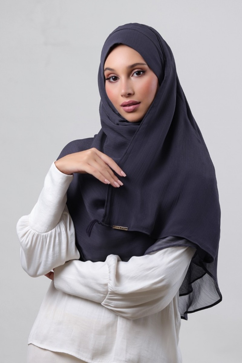 Iron - Plain Crinkled Chiffon