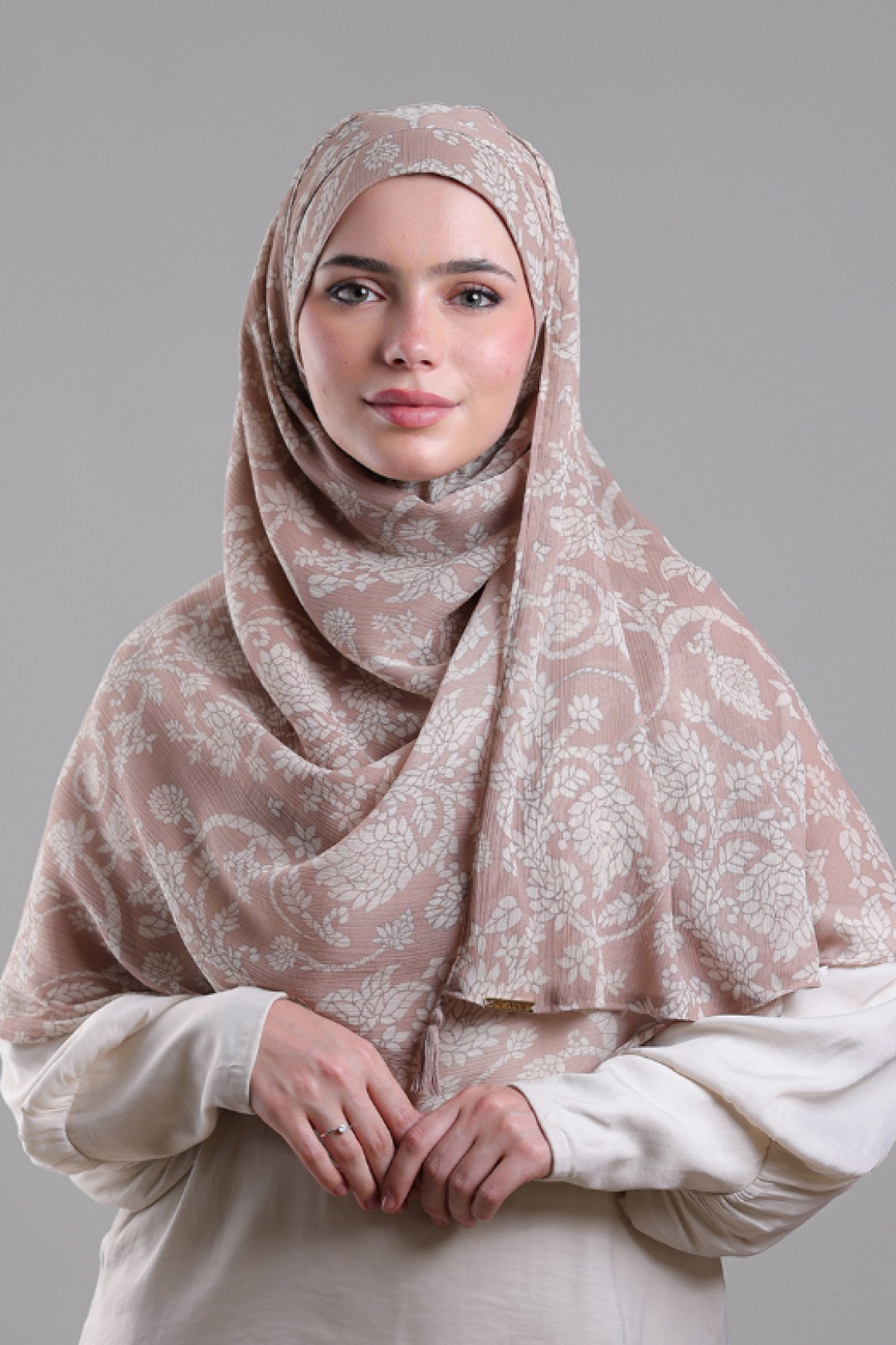 Iyyam Elulu - Printed Plus Crinkled Chiffon