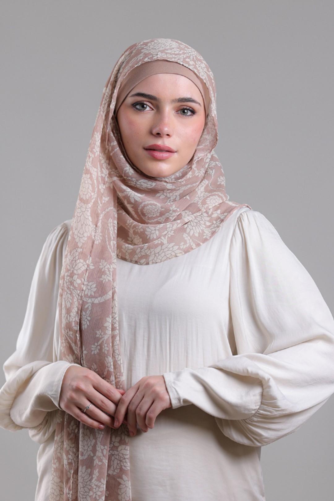 Iyyam Elulu - Printed Plus Crinkled Chiffon