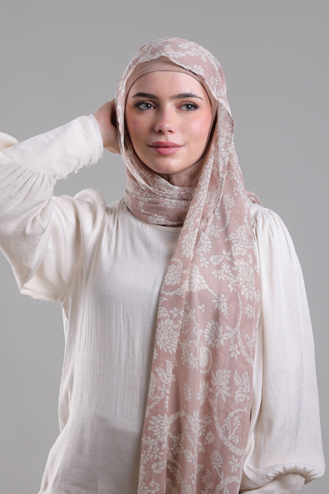Iyyam Elulu - Printed Plus Crinkled Chiffon
