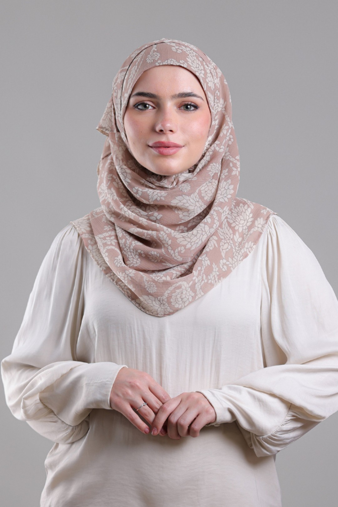 Iyyam Elulu - Printed Plus Crinkled Chiffon