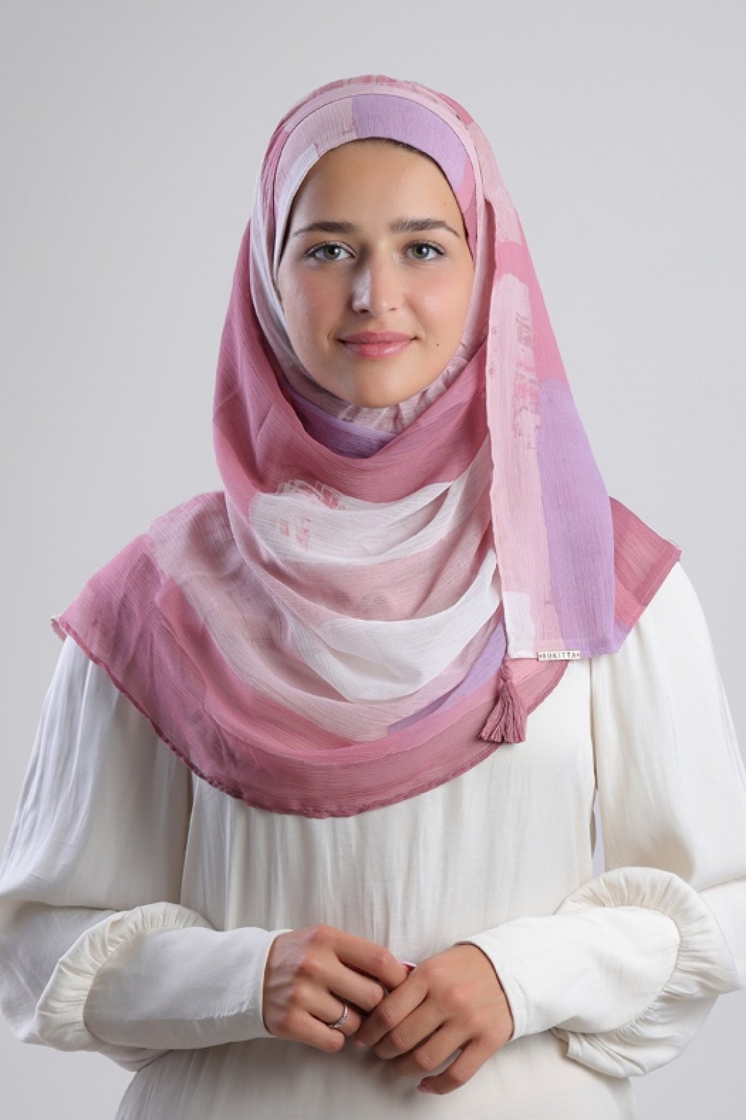Milkshake - Printed Plus Crinkled Chiffon