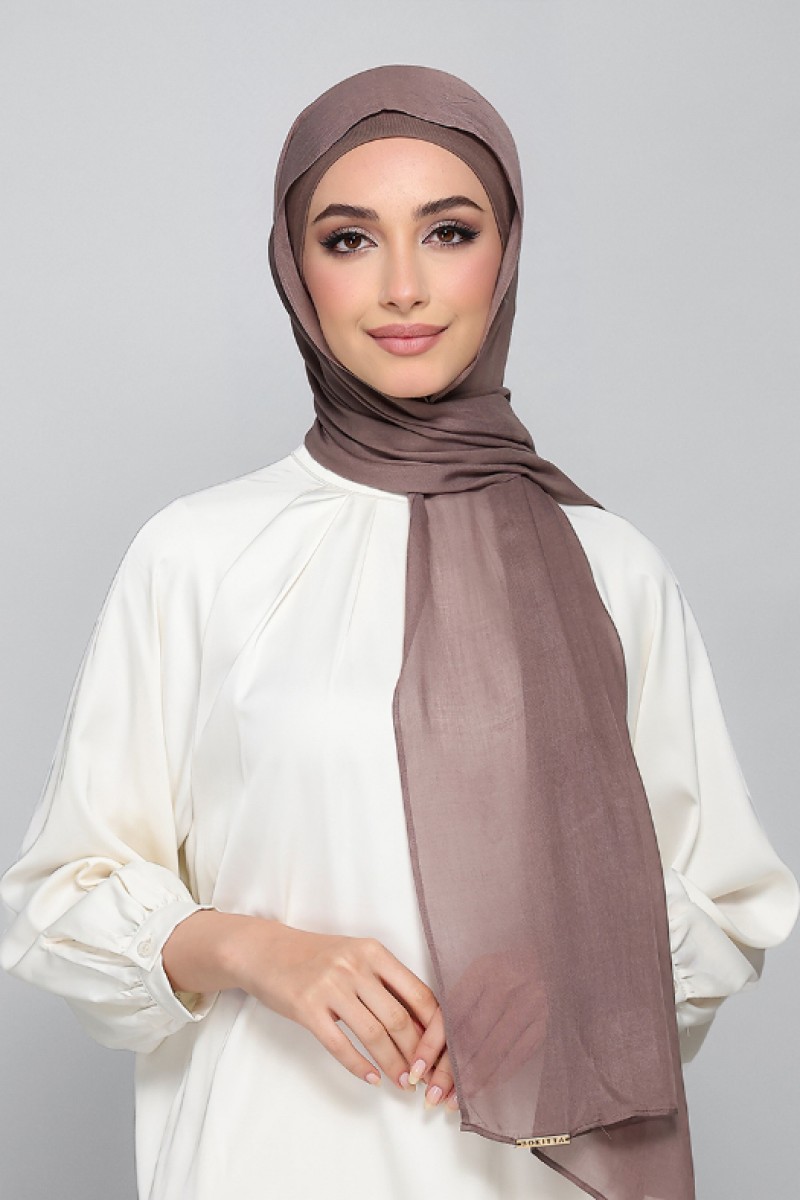 Mocha - Plain Woven Modal
