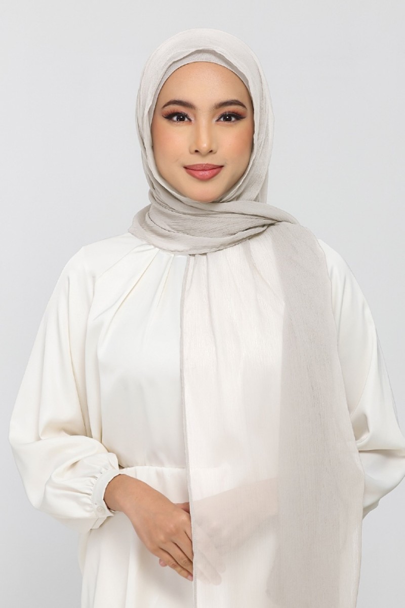 Moonbeam - Plain Crinkled Chiffon