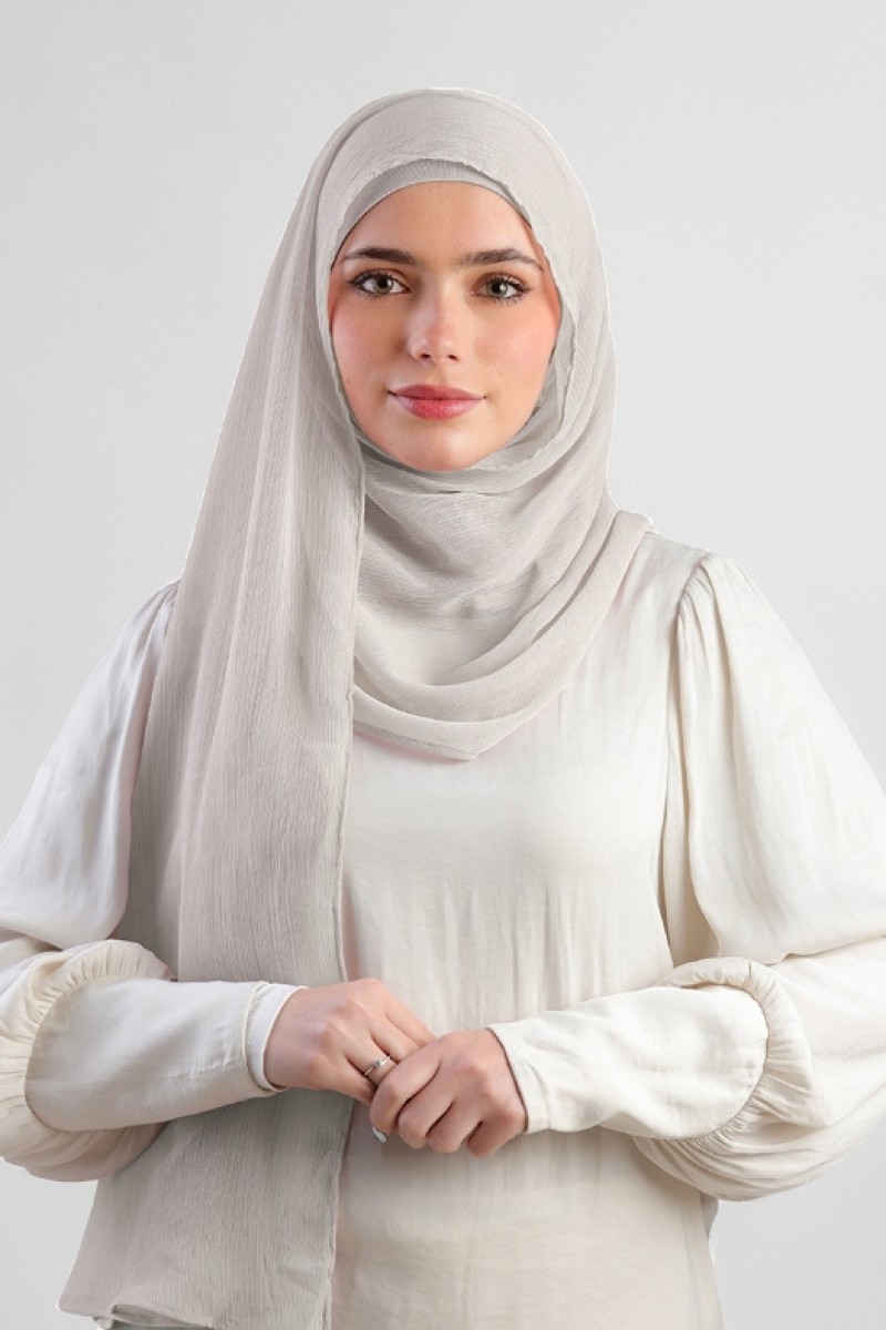 Moonbeam - Plain Crinkled Chiffon