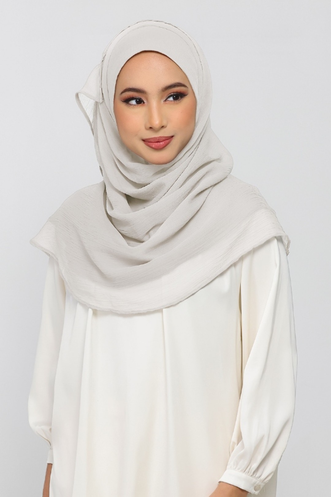 Moonbeam - Plain Crinkled Chiffon