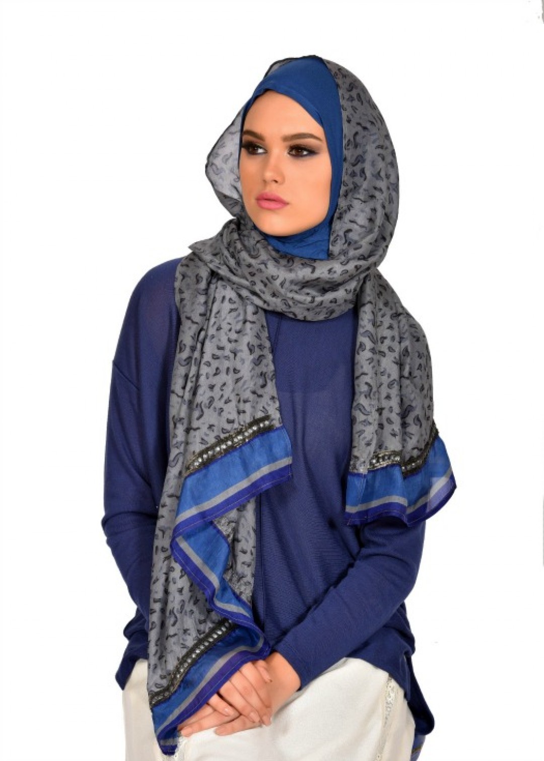 Nice - Classic Shawl Printed Long Silk