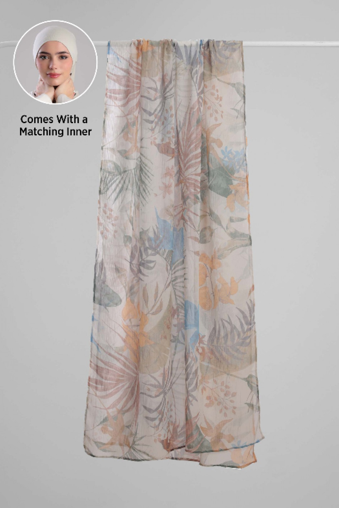 Pastel Wildlife - Printed Plus Crinkled Chiffon