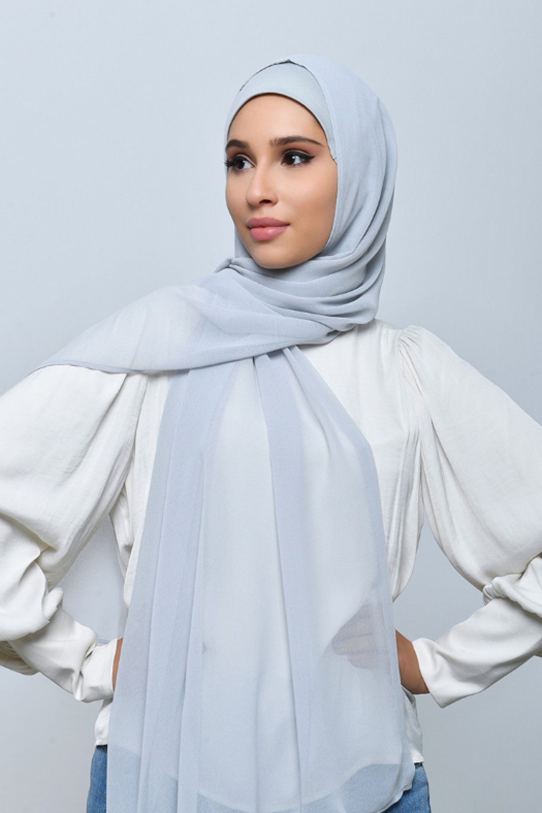 Pebble - Plain Crepe Chiffon - Inner