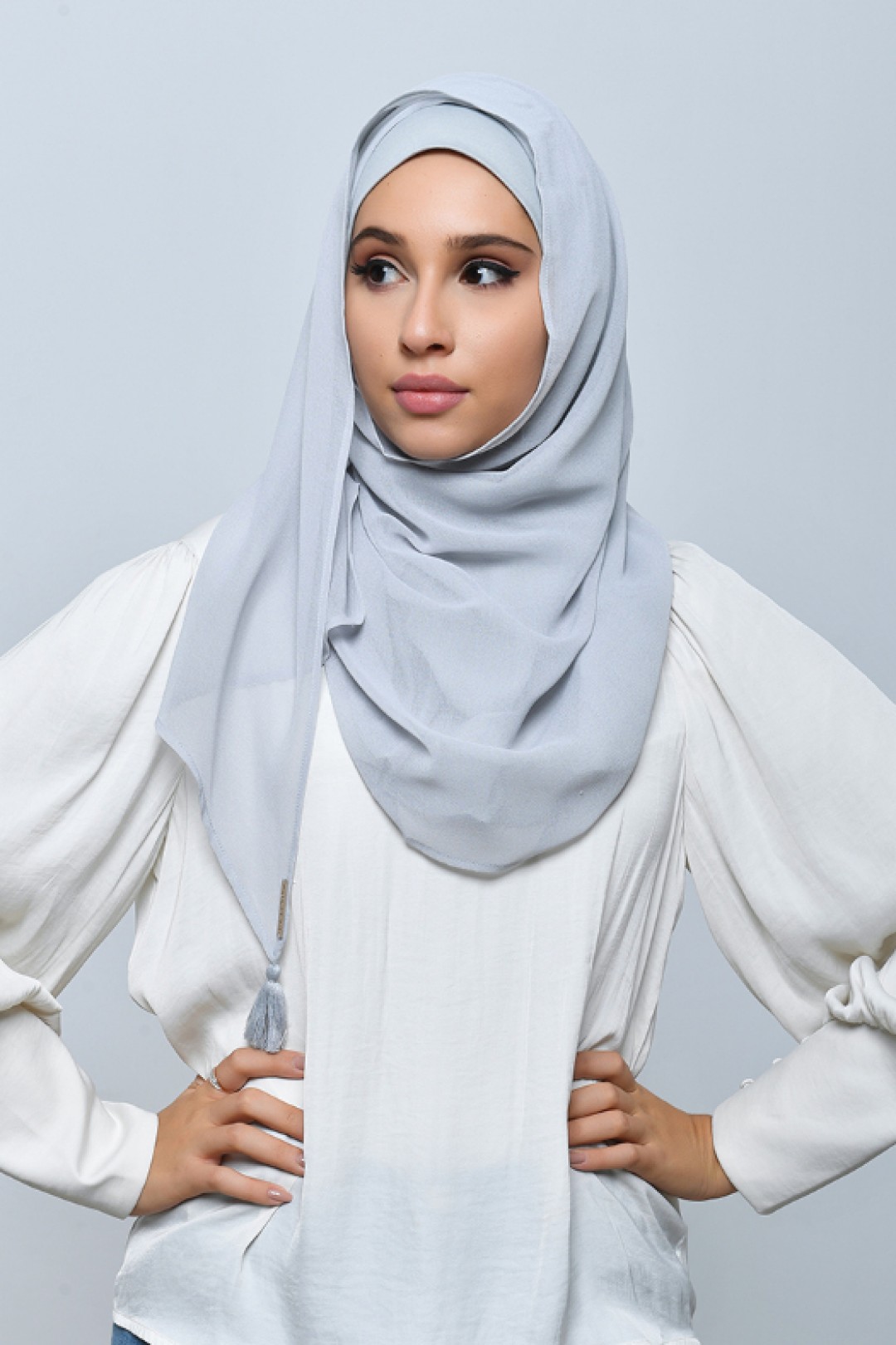 Pebble - Plain Crepe Chiffon - Inner