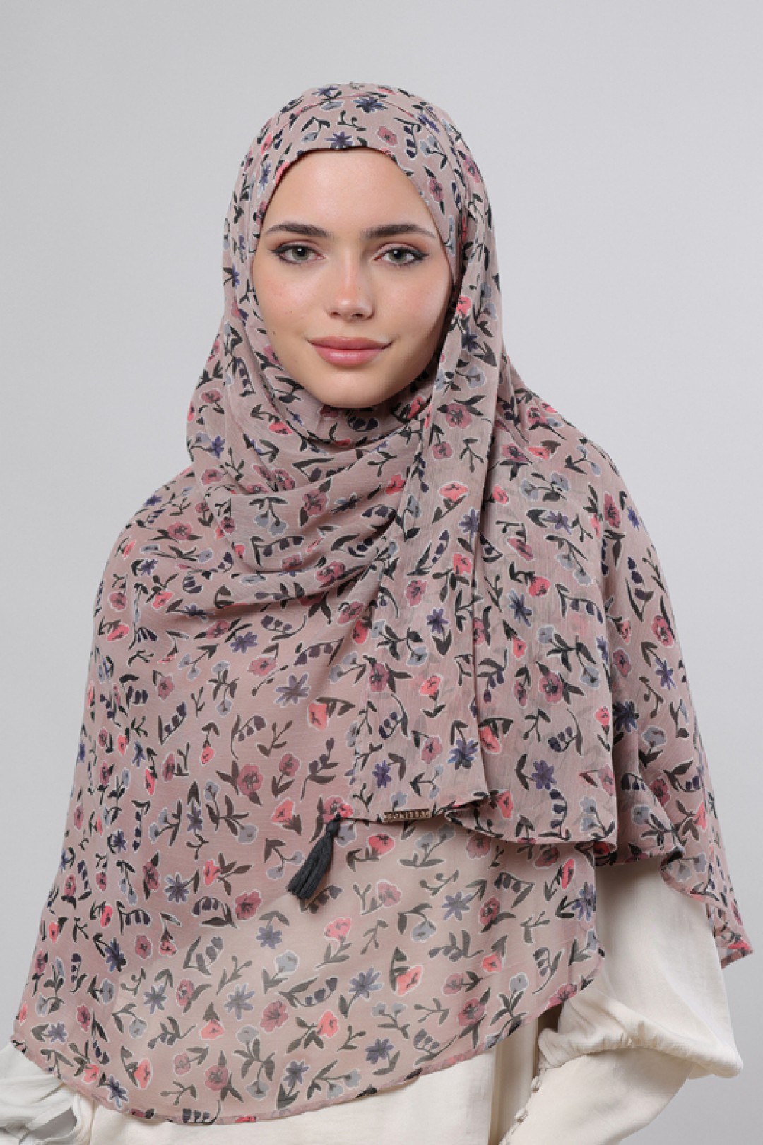 Petite Fleur - Printed Crinkled Chiffon
