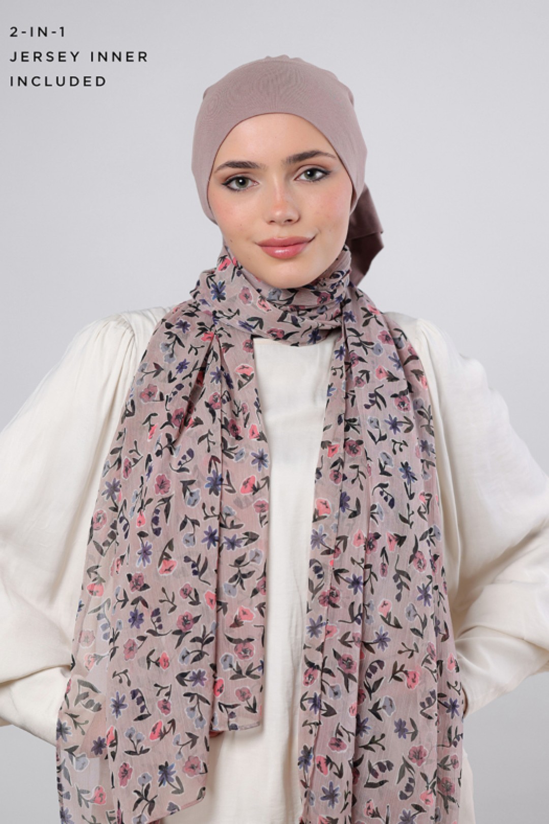 Petite Fleur - Printed Crinkled Chiffon