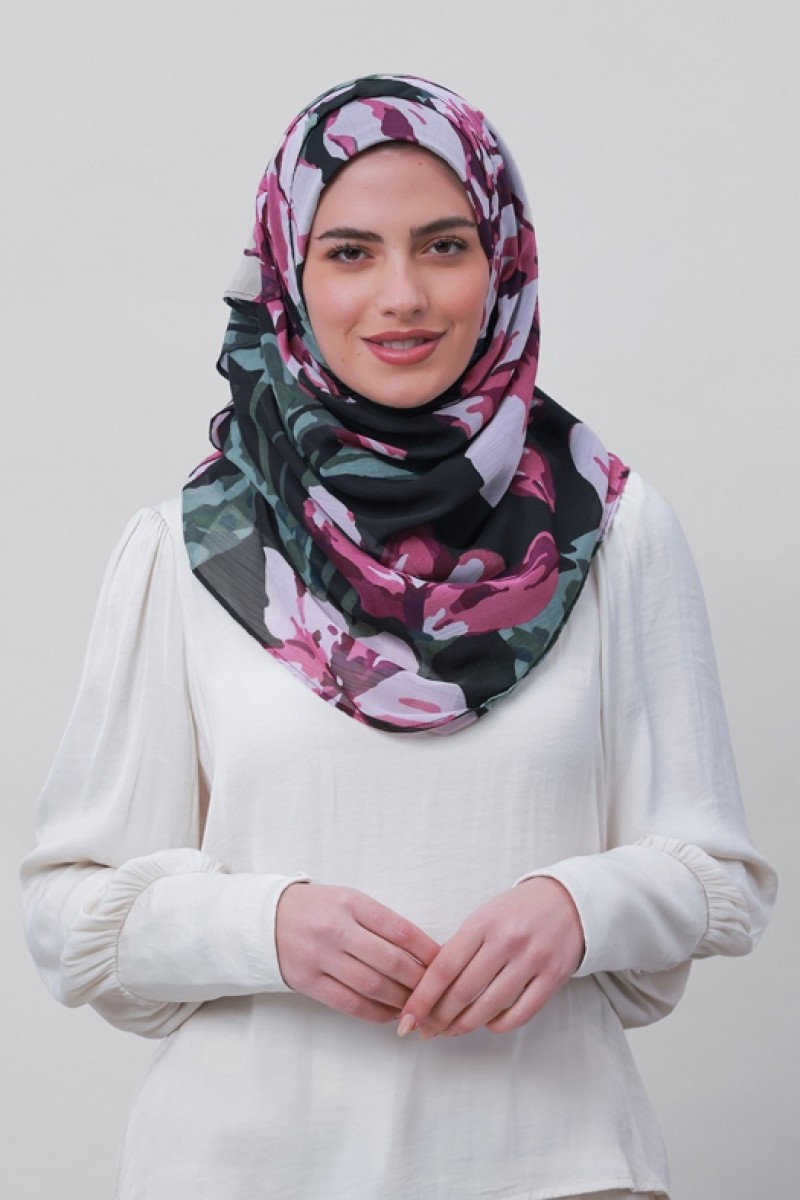 Progress - Printed Crinkled Chiffon